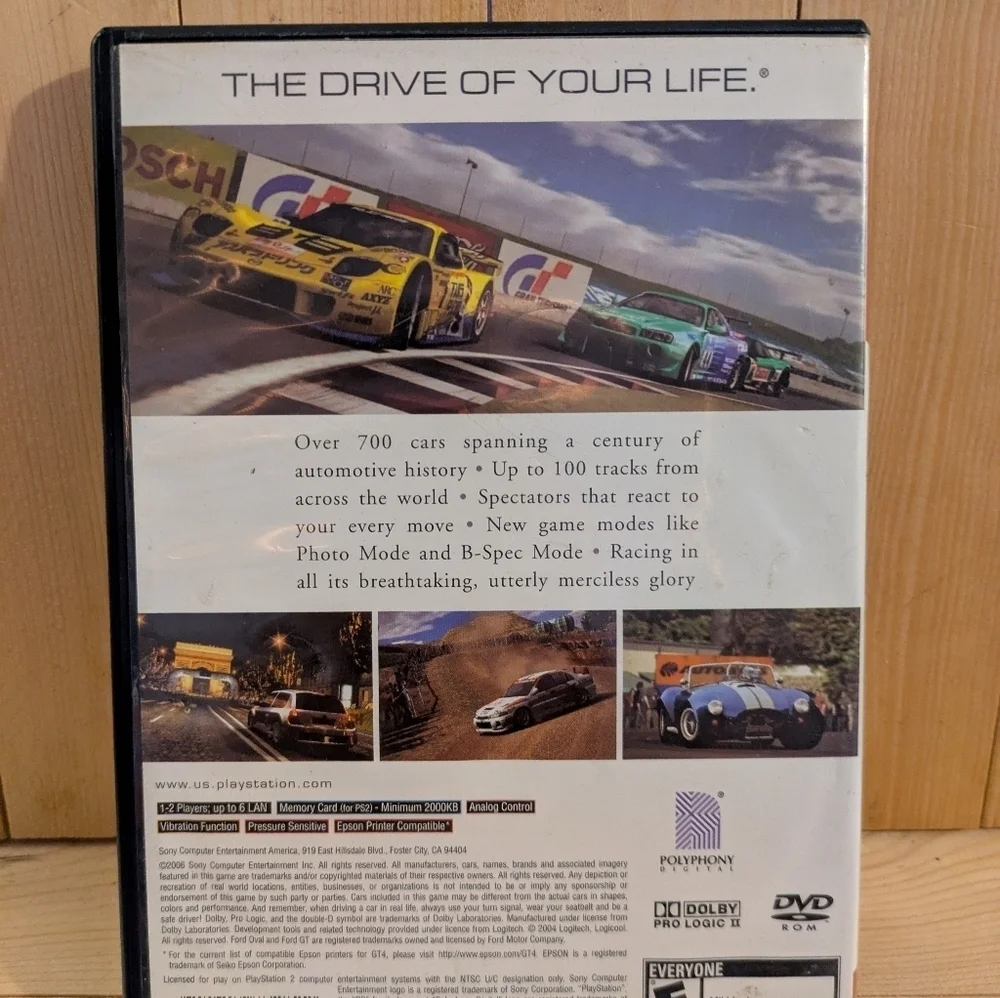 Gran Turismo 4 for Sony 2 - Black Pre-owned